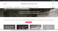 Desktop Screenshot of margenesarquitectura.com