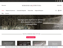 Tablet Screenshot of margenesarquitectura.com